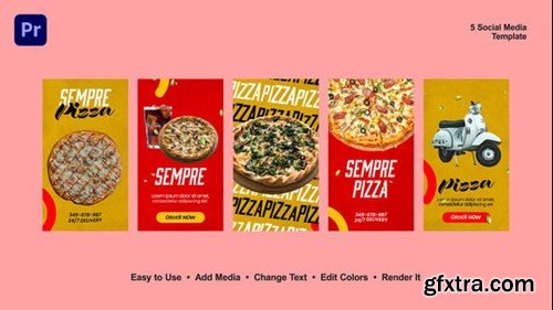 Videohive Hot Pizza Menu Instagram Stories 54561937