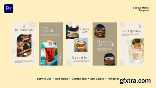 Videohive Tea Coffee Instagram Stories 54562043