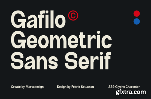 Gafilo - Modern Sans Serif Y8XQD9Y