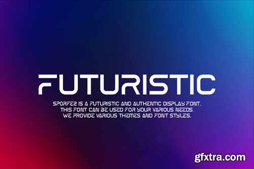 Sporfez - Tech & Futuristic Font X57WN7F