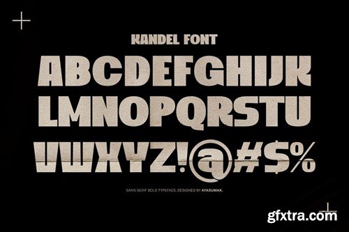 Kandel - Bold Modern Vintage Font J9FKCHP