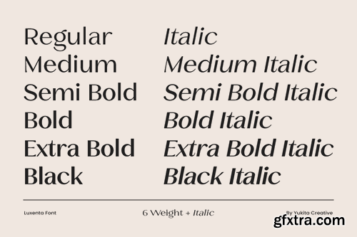 Luxenta Elegant Sans Serif 2XRDAGJ