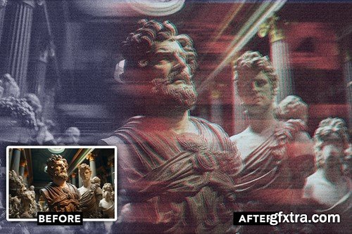 Grunge Halftone Photo Effect LBV6FHP