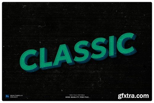 Retro Movie Title Text Effect BPGSMFB