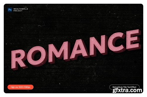 Retro Movie Title Text Effect BPGSMFB