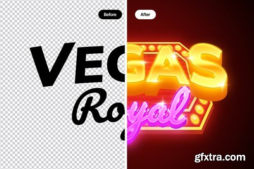 Casino Title Text Effect Y4722AJ