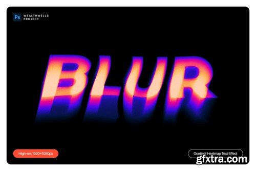 Gradient Heatmap Text Effect P4C8DSX