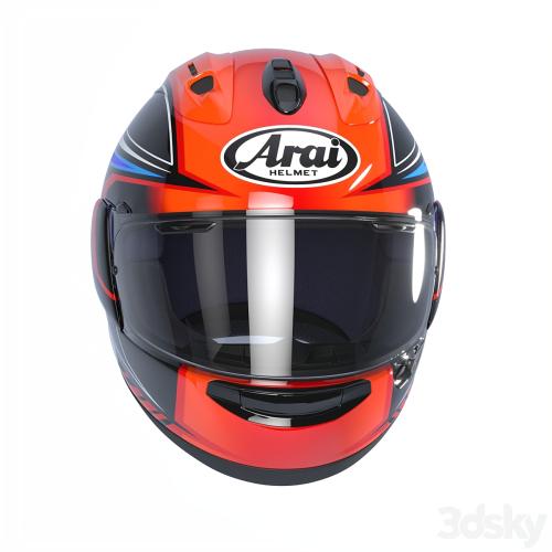 ARAI RX-7V MAZE RED / FROST BLACK motorcycle helmet