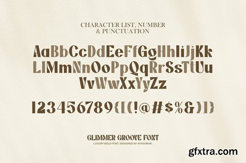 GlimmerGrove - Luxury Bold Fashion Font WX4MWEE