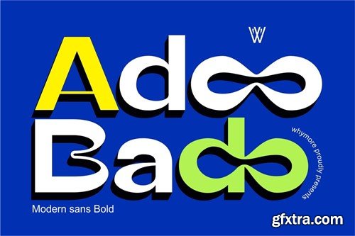 Adoo Bado Sans Bold - Clean Modern Typeface HGRCBE2