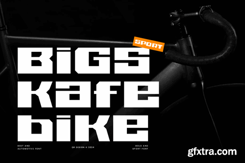 Bigskafe Bike - Sport & Automotive Font 28R8ZG4