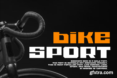 Bigskafe Bike - Sport & Automotive Font 28R8ZG4