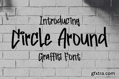 Circle Around - Graffiti Font AXKRLNS