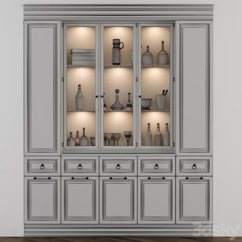 Classic Display Cabinet Black