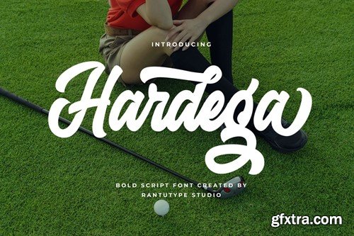 Hardega Bold Script Font 6JP3SF2