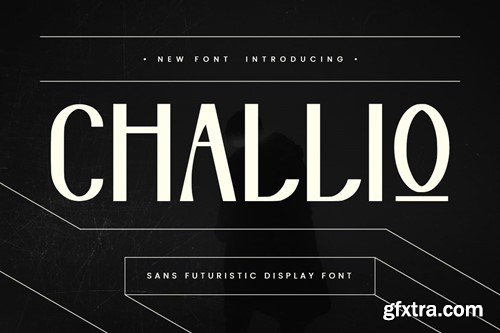 Challio Futuristic Display Font UXUR7LC