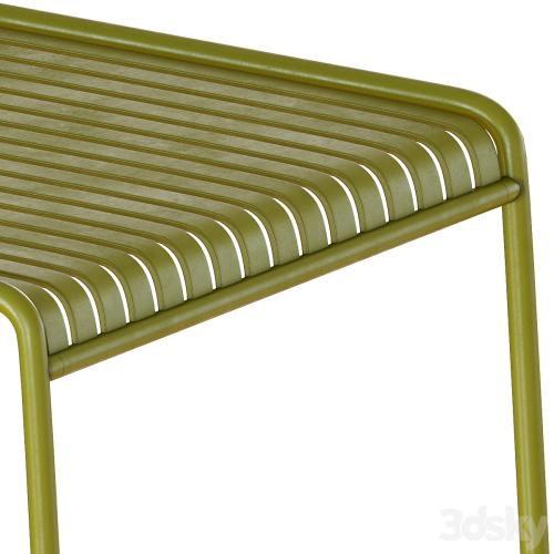 Hay Palissade Lounge Chair High with table