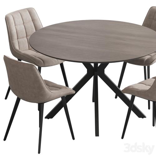 Ralf table Adah chair