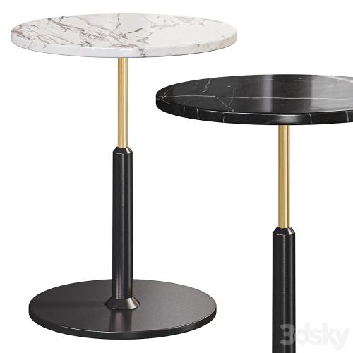 Modern Black Round Bar Table