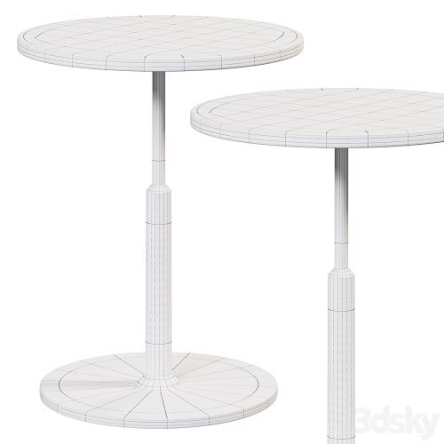 Modern Black Round Bar Table