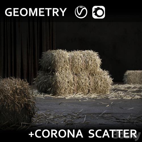 Straw bale (GEOMETRY + SCATTER)