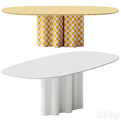 Saba Italia Teatro Magico Oval Table