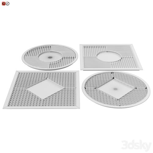 Set_barrel grids for wood_03