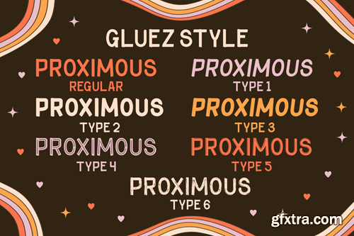 Gluez - Sans Display Font NGVN4U4