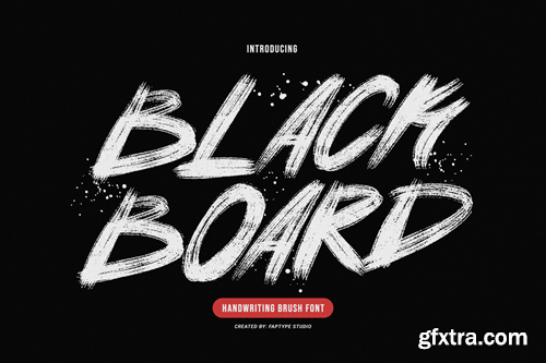 Blackboard | Handwriting Brush Poster Font PKNAWEK