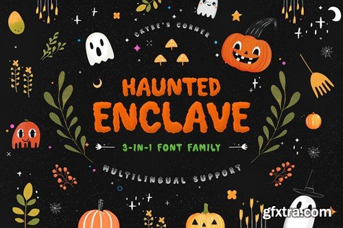 Haunted Enclave - Three Halloween Fonts 7VZPK8L