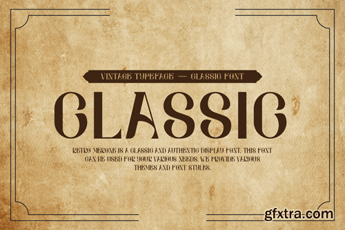 Retro Merone - Vintage & Western Font TEHY2F5