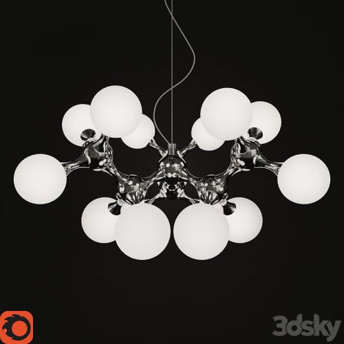 Hanging lamp Ideal Lux Nodi SP15 Bianco