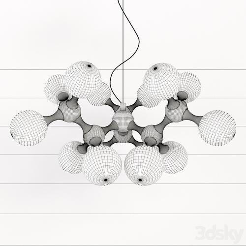 Hanging lamp Ideal Lux Nodi SP15 Bianco