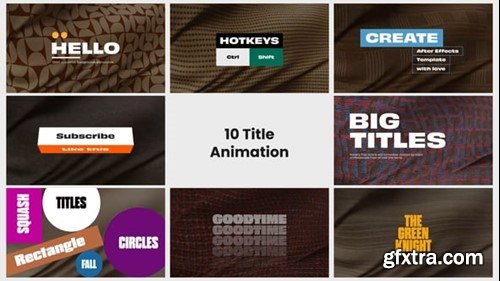 Videohive Titles - Cloth Simulation Backgrounds 54552996