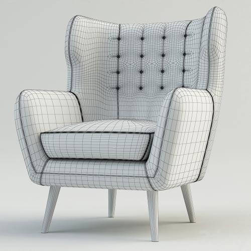 MADE KUBRICK WING BACK CHAIR