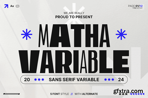 Matha - Sans Serif Variable ZY3LWTK