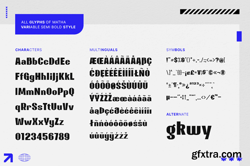 Matha - Sans Serif Variable ZY3LWTK