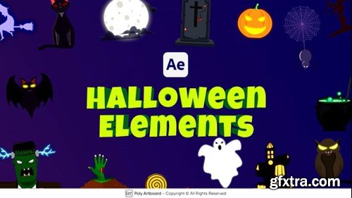 Videohive Halloween Elements For After Effects 54573711