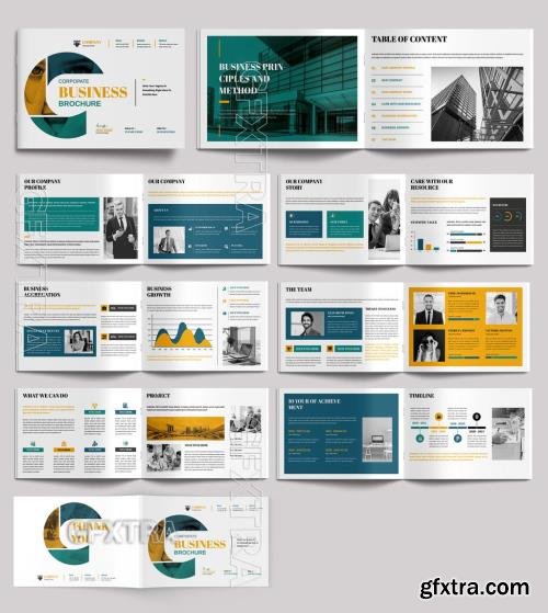 Business Brochure Template Landscape 769143416