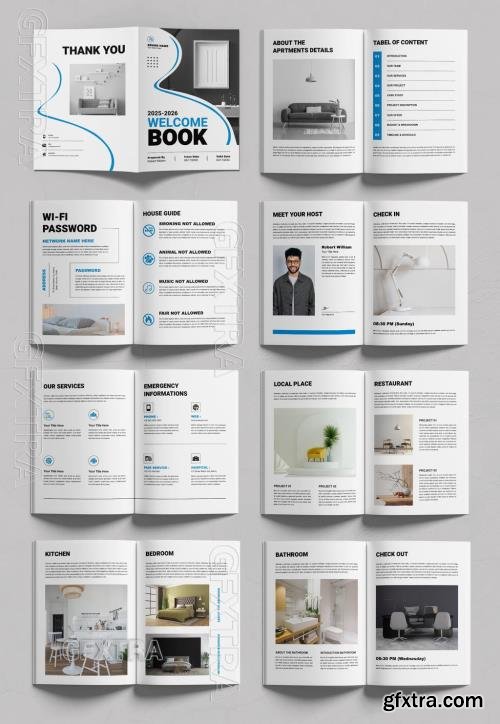 Welcome Book Design Template Layout 769143267