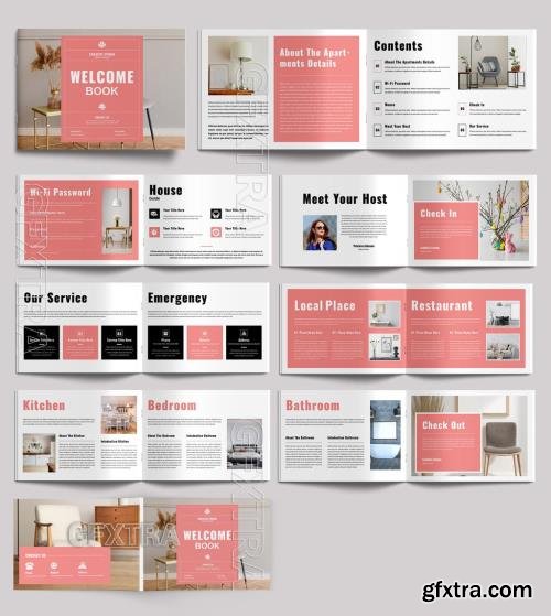 Welcome Book Layout Design Template Landscape 773252661