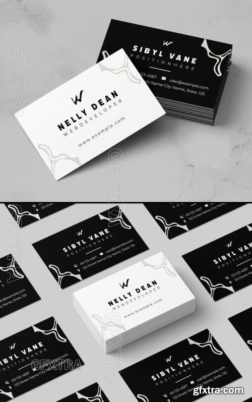 Minimal Business Card Layout 772749288