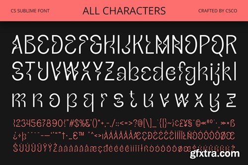 CS Sublime – Trippy Font YGH47FR