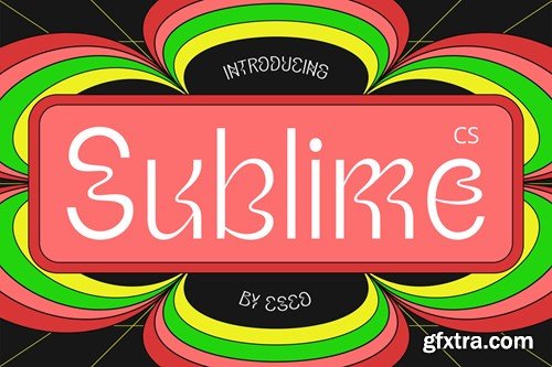 CS Sublime – Trippy Font YGH47FR