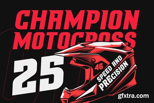 Gearzero - Modern Sport Racing Italic Font H3FS56M