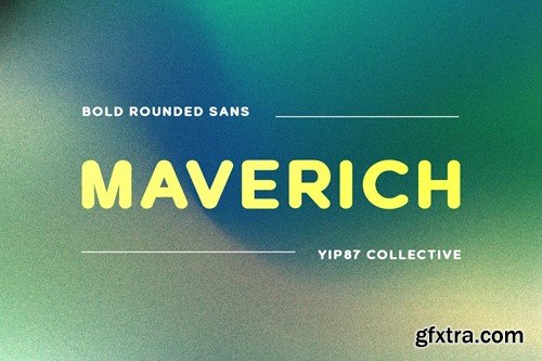 Maverich - Modern Rounded Bold Sans Serif 23US5DU