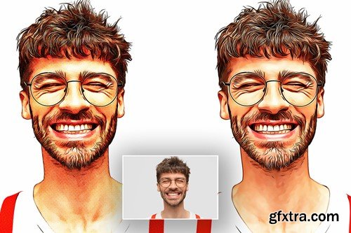 Comic Vector - Photoshop Action DG52T6F