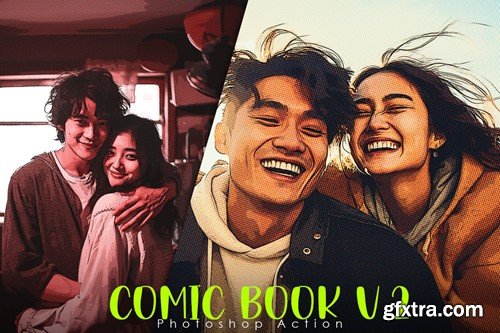 Comic Book Photoshop Action V.2 NZ54P2E