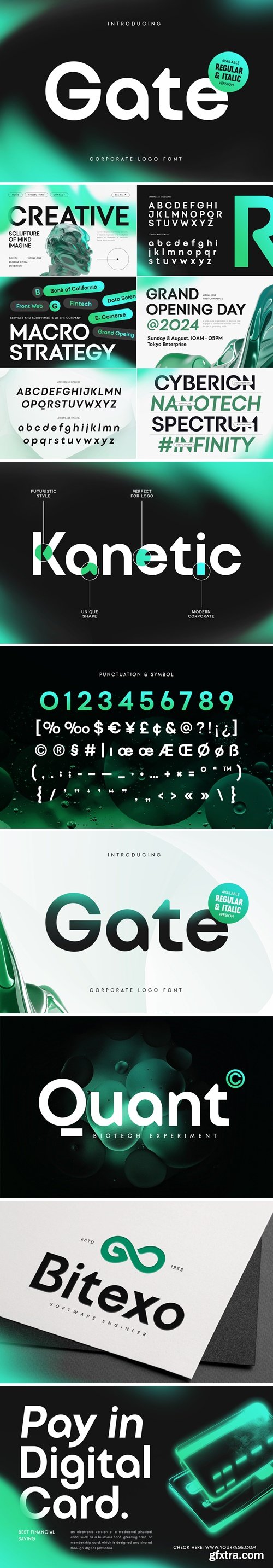 Gate - Corporate logo Font