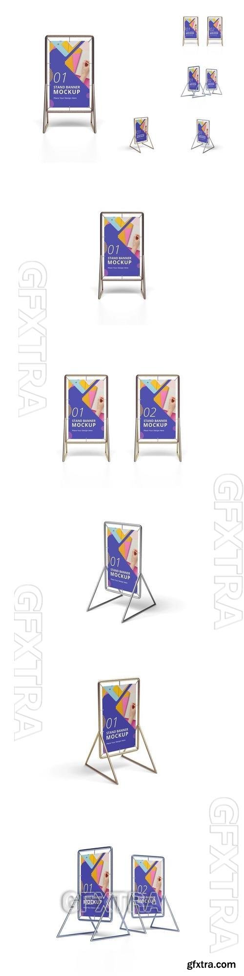 Stand Banner Mockup 43WQVAH